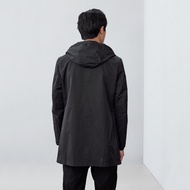 HAILAN HOUSE Hooded Windbreaker - Textured & Windproof for Men