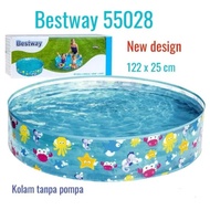 Bestway 55028 children's swimming POOL - Bestway 122 cm pumpless POOL - BESTWAY FILL N FUN POOL 122C