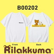 S-5XL Pinkhouse8 Rilakkuma & Korilakkuma Woman's Cotton T-Shirt - 2XL