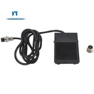 Hand Metal Foot Pedal Switch 1.8 Meters Cable 2 Pins Connector Spot Welding Tig Torch