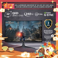 Dell Alienware AW3225QF 32" 4K UHD QD OLED 3840 x 2160 240Hz 0.03 ms Response Rate Curved Dolby Visi