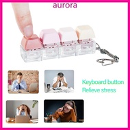Auro 4-Key Keycap Tester Keyboard Clicks Toy LED Lights Option Keyboard Clicks Toy