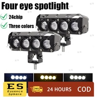 Mini driving light spot light waterproof hi&low for motorcycle Motorcycle Headlight LED