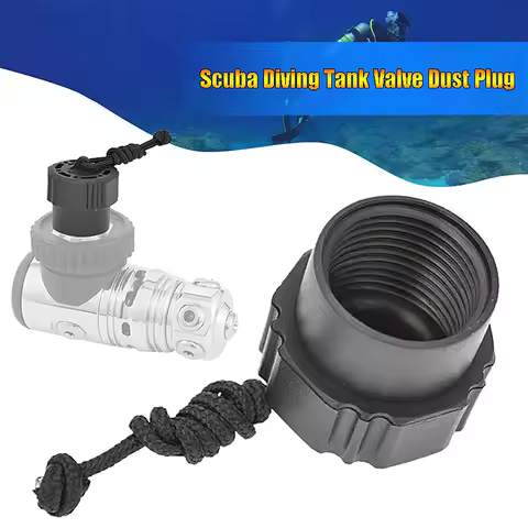 Diving Tank Threaded Dust Cover Plug Diving Protector Cap For Din 1ST Stage Regulator Tank Valve Pro
