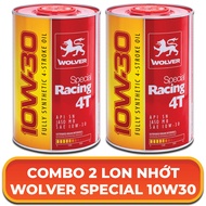 COMBO 2 cans of Wolver Special Racing 10W30 scooter oil - WOLVER 10W30 - SPECIAL 10W30 GWMB91