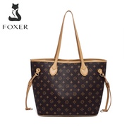 Foxer tote bag for women with zipper Lady commuter large bag