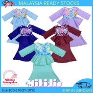 Ready stocks 2023 baju kurung baju raya Budak(Hijau/Royal Blue/Dark Blue/Maroon/Purple/Blue/Mint Green)