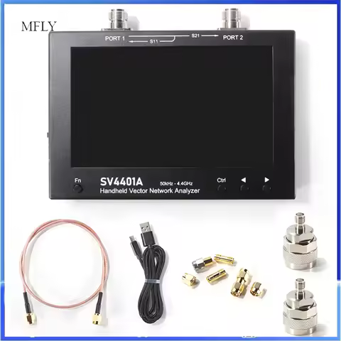 SV4401A Vector Network Analyzer 50KHz~4.4GHz with 7-Inch Touch Screen Antenna Analyzer Upgrade of