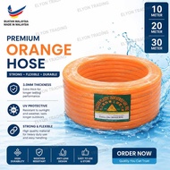 MALAYSIA ORANGE GARDEN HOSE WATER GARDEN HOSE PAIP AIR PAIP GETAH PAIP 10 Metrer /30Meter