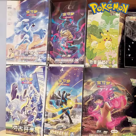 Hot Genuine Pokemon Trading Ptcg Card Chinese 7.0 Brave Charming Stars Pre-Group Booster Pack Constr