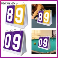 [biylwkmo] Multi-Sport Scoreboard, 2-Digit Scoreboard, Flip-Up Scoreboard for Badminton,