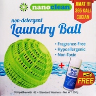 Laundry ball Nano Clean Sabun Basuh Organik Tahan 360x Cucian Ready Stock