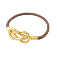 HERMES Bracelet Brown leather Direct from Japan Secondhand