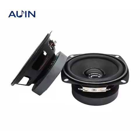 AUIN 2 Pcs 3 Inch 78 MM Full Range Speakers Unit 8 Ohm 20W Bubble Edge 60 Core Magnetic Subwoofer Bl
