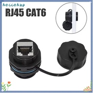 HECCEHZP Cat6A RJ45  Connector, Circular Shielded RJ45  Connector, Ethernet Bridge Joint IP68 Waterp