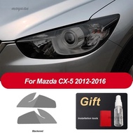 Car Headlight Protective Film Headlamp Transparent Black TPU Sticker For Mazda CX5 KE KF 2012-Presen
