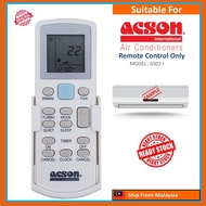 ACSON 100% Genuine Original Acson Aircond Air Cond Air Conditioner Remote Control AC Remote Control GS02-I