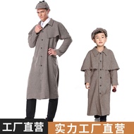 Halloween Costume - British Plaid Male Sherlock Holmes Detective