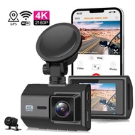EKLEVA 3 Channel Dash Camera 4k+1080P/4K+1080P+2K  Dashcam Mini Car Dvr 3 Channel 3 Way Dash Cam Wif