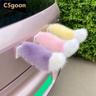 C5GOON Car Rear Electric Plush Fox Tail Ornament Decoration Cute Fluffy Tail Ornament Accessory Moto