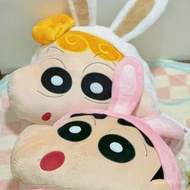 One Piece Hat Cushion Hair Cartoon Doll Cute Pillow Crayon Shin-Chan Plush Toy Rabbit Hold Waist Rag