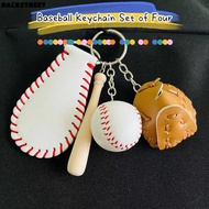 BACKSTREET Acrylic Keychain, Ornament Decoration Baseball Bat Keyring, Fashion DIY Handmade Personal