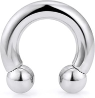 316L Surgical Steel Internally Threaded Barbell Horseshoe Nose PA Cartilage Earring Septum Ring Body