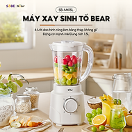 Máy Xay Sinh Tố 1,5L Bear Tích Hợp Máy Xay Tỏi Ớt 2 Cối Xay Đa Năng Xay Đồ Ăn Healthy Eat Clean SB-M
