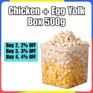 PETSEE Freeze Dried Chicken Cube for Cat Booster Gemuk Makanan Chicken Cube 500g Dried Chicken for C