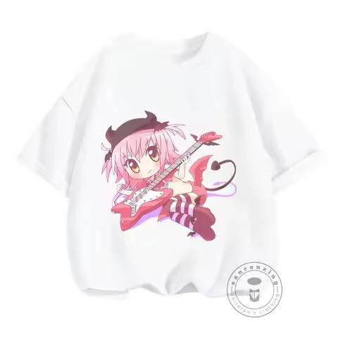 Shugo Chara My Guardian Characters T-Shirts Multi-style Shugo Kyara Amu Hinamori 2024 Summer New Kaw