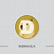 Vinyl Doge Coin Logo Stickers Outdoor Suitcase Stickers