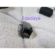 Modular Barrel RJ45 Cat.6 Coupler Keystone Jack RJ-45 Cat6 for Faceplate or Blank panel