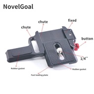 NovelGoal Quick Release Plate Camera Mount Bracket for Zhiyun Crane M2 Gimbal Support Holder Clamp QR Plate Accessories