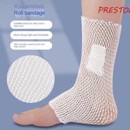 PRESTON Mesh Bandage, Breathable Elastic Elastic Net Tubular Bandage, Tubing Tubular Gauze Fix Retainer White Spandex Adults Wrist