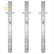 Ruler 15cm Metal Metric Ruler Set, Machinist'S  Millimeter Ruler, Measuring Tools