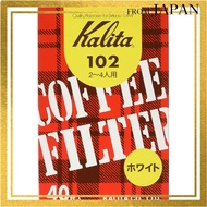 Kalita Umami Extracting Coffee Paper Filter Trapezoidal 2-4 Cups 102 Filter Paper 400 Sheets (40x10)