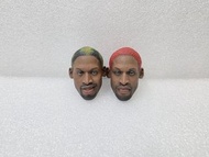 原裝 Enterbay 1:6 Dennis Rodman 頭雕 配件  (請看描述)