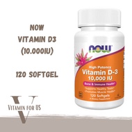 Now Vitamin D3 10,000iu