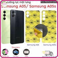 Samsung A05 / Samsung A05s nano transparent tempered back cover, anti-shatter back glass, matte and 