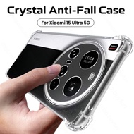 Mi15Ultra Case Transparent Clear Crystal TPU Soft Cover For Xiaomi 15 Ultra Xiomi Mi 15Ultra Xiaomi1