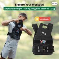 Corength Weighted Vest 6–10kg Adjustable Weight Training 6 to 10 kg.