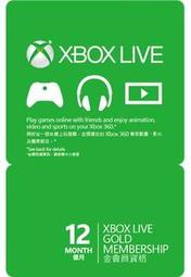 普雷伊  Xbox LIVE 金會員12個月 (遊戲需另購)