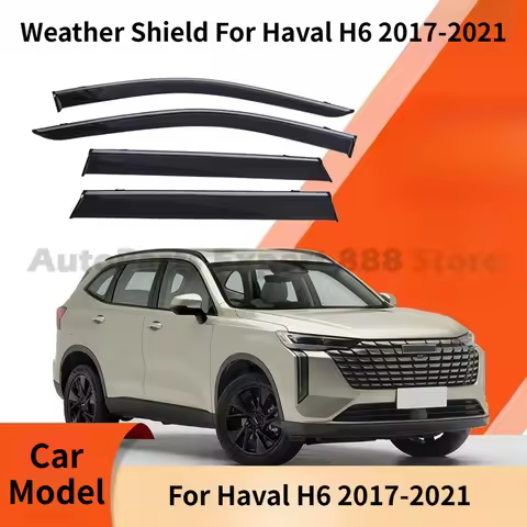Modification Parts Weather Shield For Haval H6 2017-2021 Window Visor Rain Guard Deflector Windshiel