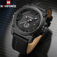 Relogio Masculino NAVIFORCE Men Watch Sport Waterproof Mens Watches Military Army Business Leather Band Quartz Male Clock 9099