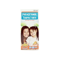 Tempra Forte Paracetamol 250mg/5ml 120ml Syrup Orange Flavor - for Kids 6-12 years