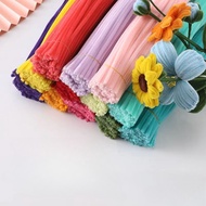 Fuzzy Wire 10pcs/set Chenille Stems Pipe Cleaner Floral Wire Materials DIY Bouquet Flower Gift & Toy