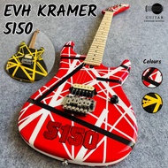 GCM EVH Kramer 5150 Striped Series Electric Guitar (Custom Made, Oversea Ready Stock)