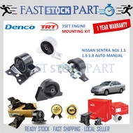 1SET ENGINE MOUTNING RANDOM BRAND DENCO / TRT - NISSAN SENTRA N16 1.6 1.8 AUTO / SENTRA N16 1.5 MANU