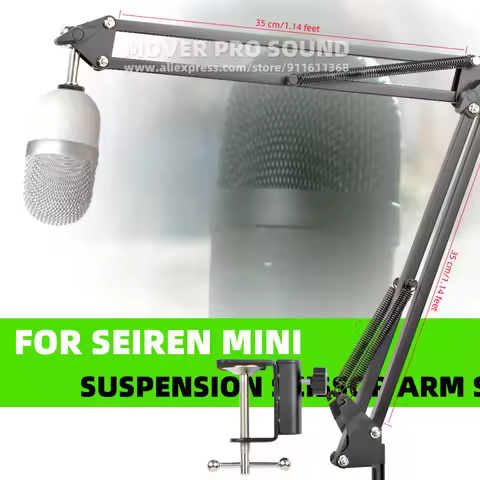 Desktop Clip Suspension Microphone Stand Scissor Boom Arm For Razer Seiren Mini Desk Top Mount Mic H