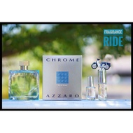 💥100% ORIGINAL💥Chrome by Azzaro EDT (Decant perfume 5ml/9ml) tester split mini travel spray perfume 